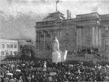 'Unveiling the Queen's Statue at Capetown, South Africa 1890. Creator: Unknown