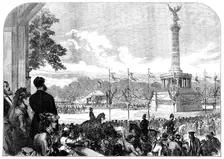 Unveiling the Sedan Column of Victory at Berlin, 1873. Creator: Unknown