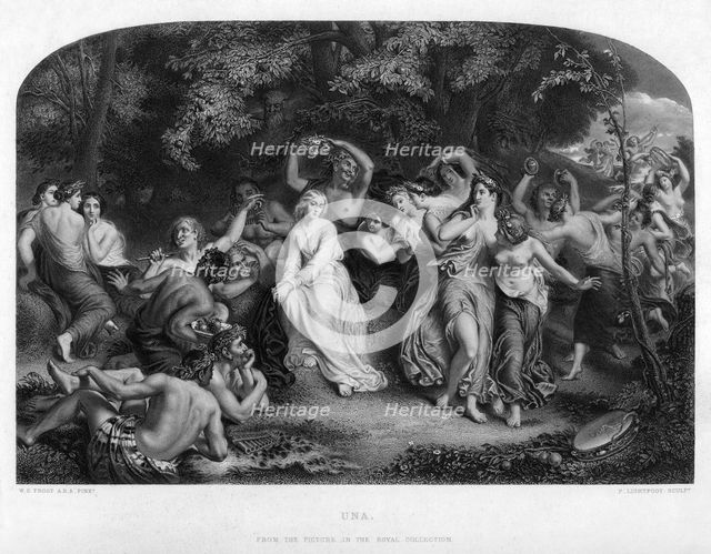 'Una', 19th century. Artist: P Lightfoot