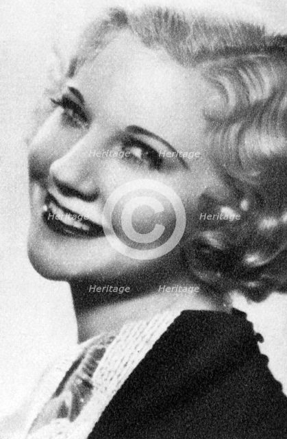 Una Merkel, American film actress, 1934-1935. Artist: Unknown