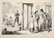 Unable to obtain employment, they are driven by poverty into the streets to beg ..., 1848