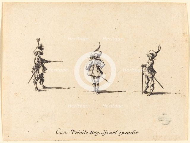Unarmed Drill, 1634/1635. Creator: Jacques Callot.
