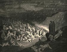 Unceasing was the play of wretched hands c1890. Creator: Gustave Doré