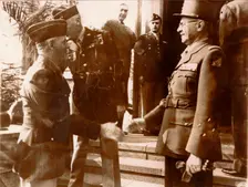 Unconditional surrender of the German armed forces, Rheims, France, World War II, 7 May 1945. Creator: Unknown