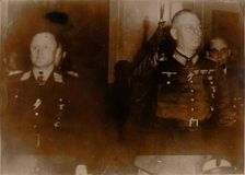 Unconditional surrender of the German armed forces, Rheims, France, World War II, 7 May 1945