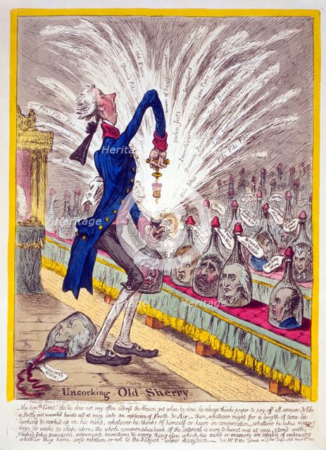 Uncorking Old Sherry, 1805.