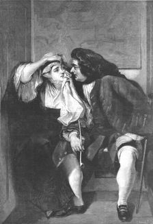 'Uncle Toby and the Widow Wadman'; after C.R.Leslie, R.A. C.1830 1890. Creator: Unknown