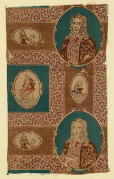 Uncle Tom's Cabin (Furnishing Fabric), United States, after 1852. Creator: Unknown