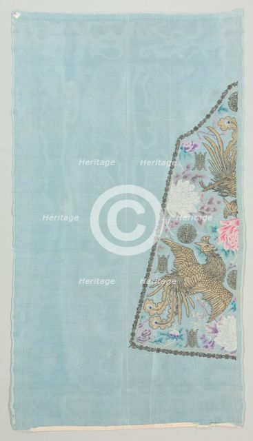 Uncut Robe: Sleeve Panel, c. 1890s. Creator: Unknown.