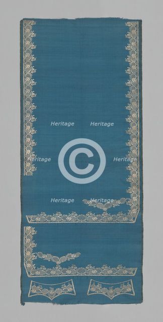 Uncut Waistcoat, France, 1750s/60s. Creator: Unknown.