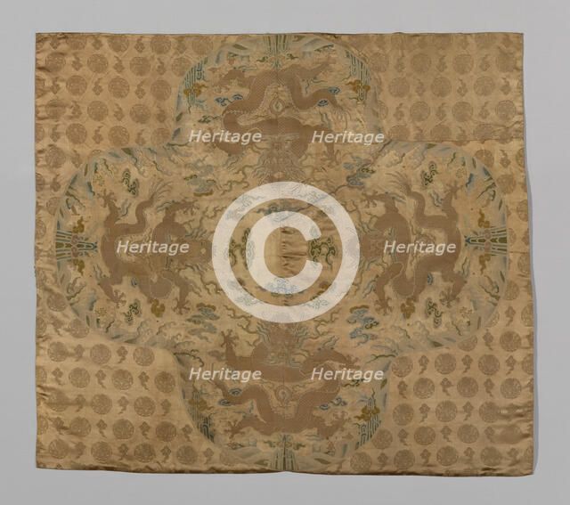 Uncut Yardage (Dress Fabric), China, Kangxi period, Qing dynasty (1644-1911), 1700/25. Creator: Unknown.