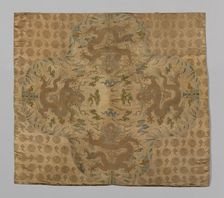 Uncut Yardage (Dress Fabric), China, Kangxi period, Qing dynasty (1644-1911), 1700/25. Creator: Unknown