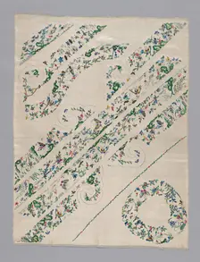 Uncut Yardage (For Woman's Semiformal Domestic Ao (Short Coat), China, Qing dynasty (1644-1911), 187 Creator: Unknown