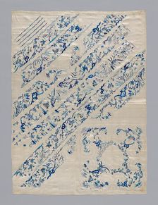 Uncut Yardage (For Woman's Coat), China, Qing dynasty (1644-1911), 1875/1900. Creator: Unknown