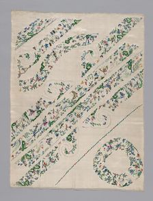 Uncut Yardage (For Woman's Semiformal Domestic Ao (Short Coat), China, Qing dynasty (1644-1911), 187 Creator: Unknown
