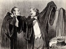 Under Colleagues, 1845-1848. Creator: Daumier, Honoré (1808-1879)