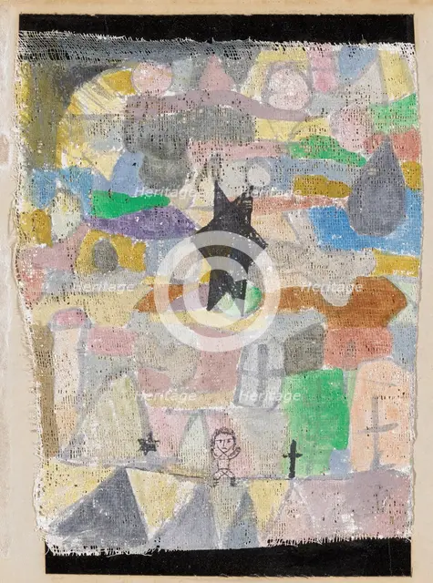 Under a Black Star, 1918. Creator: Paul Klee.