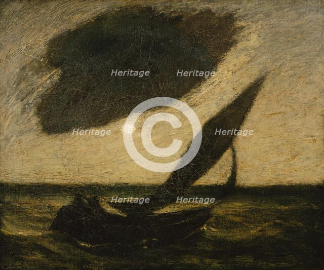 Under a Cloud, ca. 1900. Creator: Albert Pinkham Ryder.