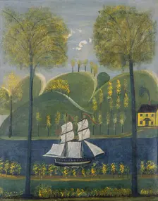 Under Full Sail, second quarter 19th century. Creator: Unknown