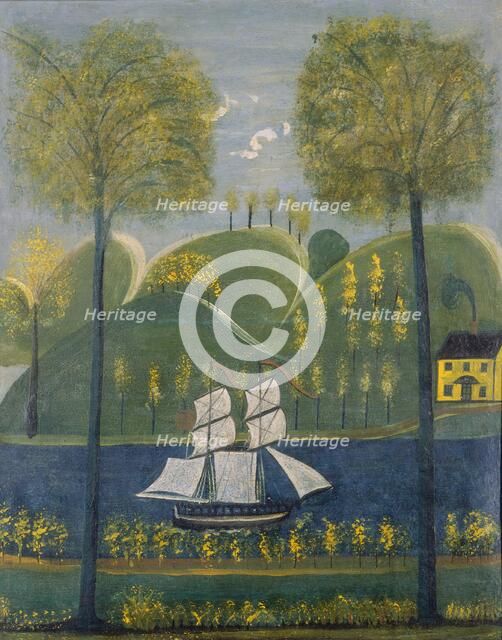 Under Full Sail, second quarter 19th century. Creator: Unknown.