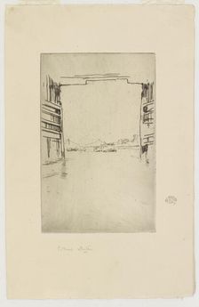 Under Old Battersea Bridge, 1879. Creator: James Abbott McNeill Whistler