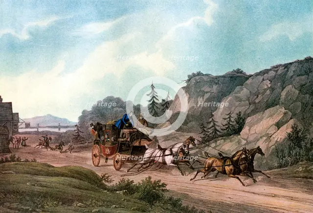 'Under Weigh Without a Pilot', 1836 (1927).Artist: J Harris