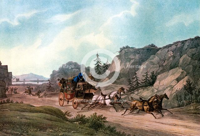 'Under Weigh Without a Pilot', 1836 (1927).Artist: J Harris