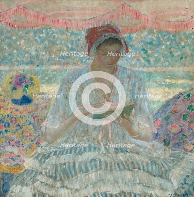 Under the Awning, 1916. Creator: Frieseke, Frederick Carl (1874-1939).
