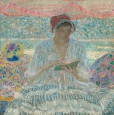 Under the Awning, 1916. Creator: Frieseke, Frederick Carl (1874-1939)