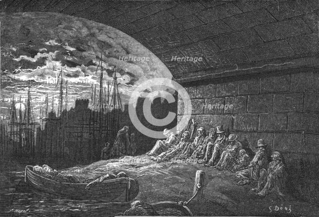 'Under the Arches', 1872.  Creator: Gustave Doré.