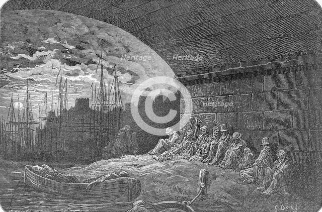 'Under the Arches', 1872. Creator: Jules Jean Marie Joseph Huyot.