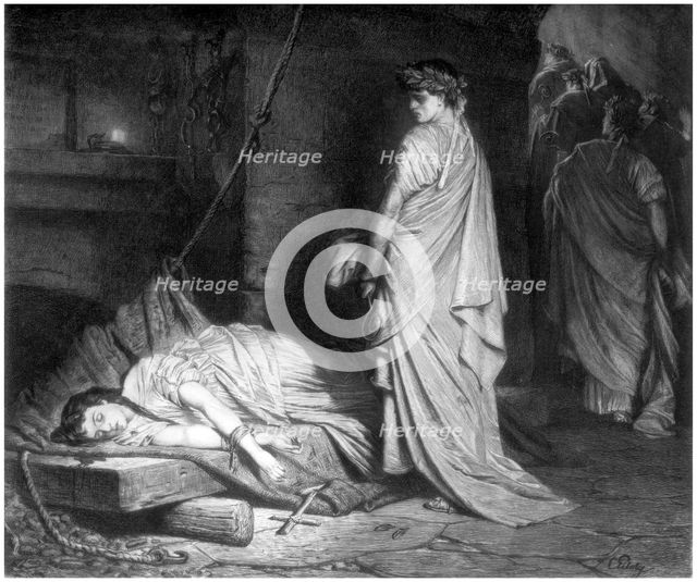 'Under the Arena', c1880-1882.Artist: W Hecht