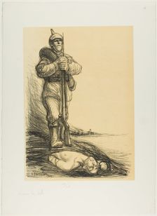 Under the Boot, 1915. Creator: Theophile Alexandre Steinlen