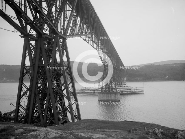 Under the bridge, Poughkeepsie, N.Y., c.between 1910 and 1920. Creator: Unknown.