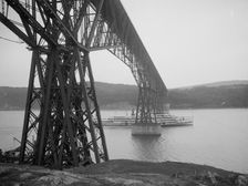 Under the bridge, Poughkeepsie, N.Y., c.between 1910 and 1920. Creator: Unknown