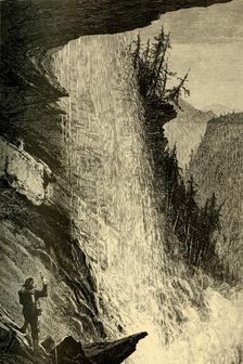 Under the Catskill Falls 1874. Creator: W. J. Linton