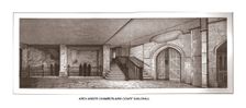 Under the Chamberlain's Court Guildhall, 1886. Artist: Henry Hodge