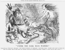 "Under the Dark Blue Waters", 1872. Creator: Joseph Swain