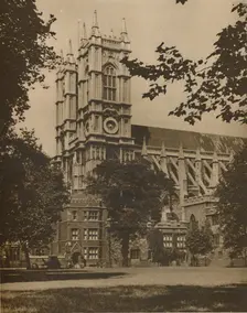 Under the Elms in Dean's Yard on a Day of July c1935. Creator: McLeish
