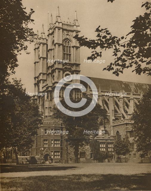 'Under the Elms in Dean's Yard on a Day of July', c1935. Creator: McLeish.