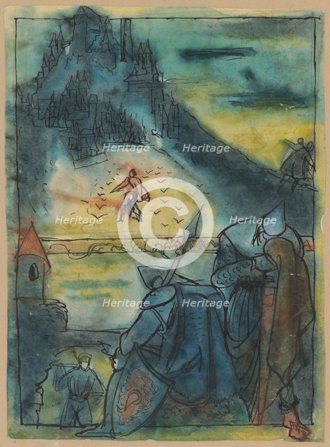 Under the enchanted castle, 1940-1944. Creator: Ján Novák.