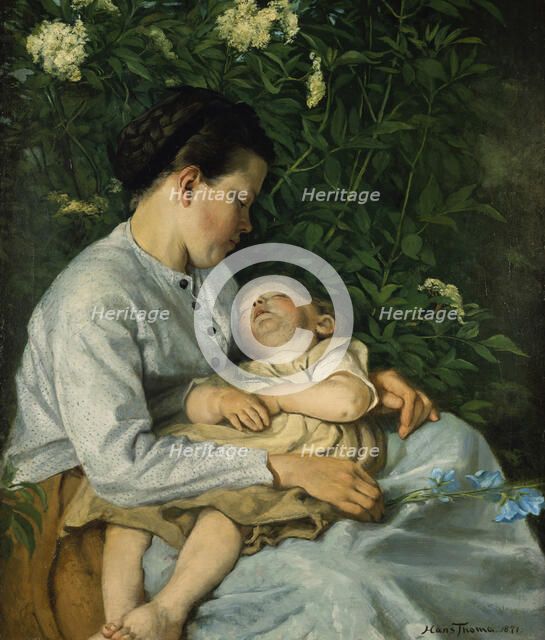 Under the Lilacs, 1871.