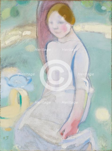 Under the Linden, 1911. Creator: Helene Schjerfbeck.
