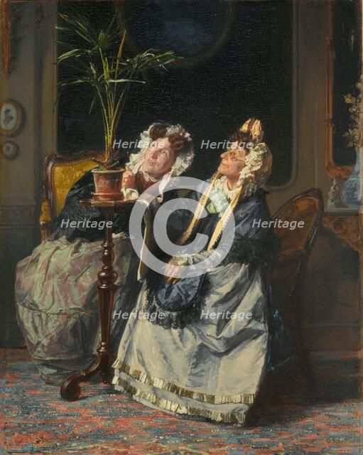 Under the Palms, 1880. Creator: Alexander Hugo Bakker Korff.