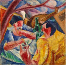 Under the Pergola at Naples, 1914. Creator: Boccioni; Umberto (1882-1916)