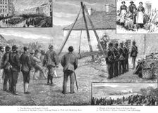 'Under the plan of campaign-on the Vandeleur Estate 1888. Creator: Unknown