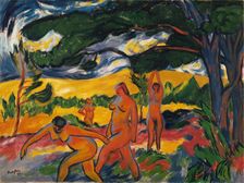 Under the Trees, 1911. Creator: Max Pechstein
