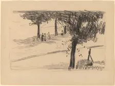Under the Trees. Creator: George Benjamin Luks