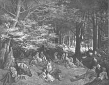 Under The Trees - Regent's Park 1872. Creator: Gustave Doré