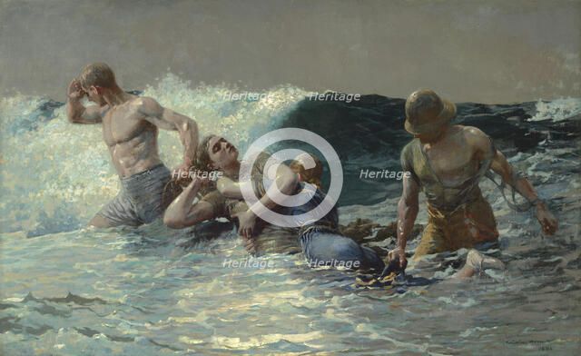 Undertow, 1886. Creator: Winslow Homer.